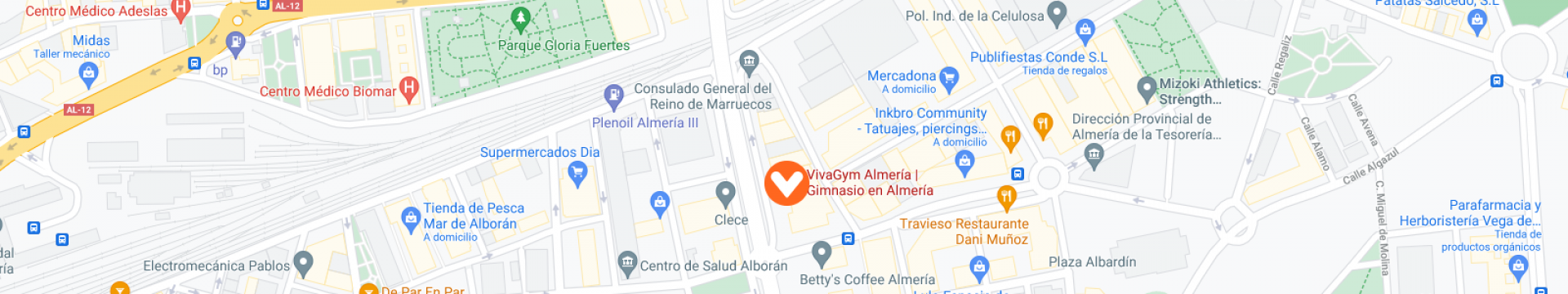 mapa vivagym almería