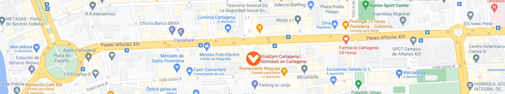 mapa vivagym cartagena