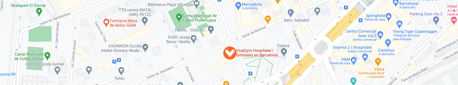 mapa vivagym hospitalet