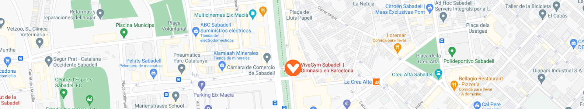 mapa vivagym sabadell