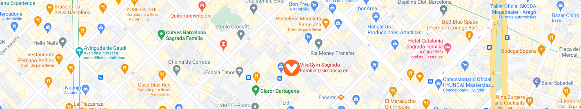 mapa sagrada familia