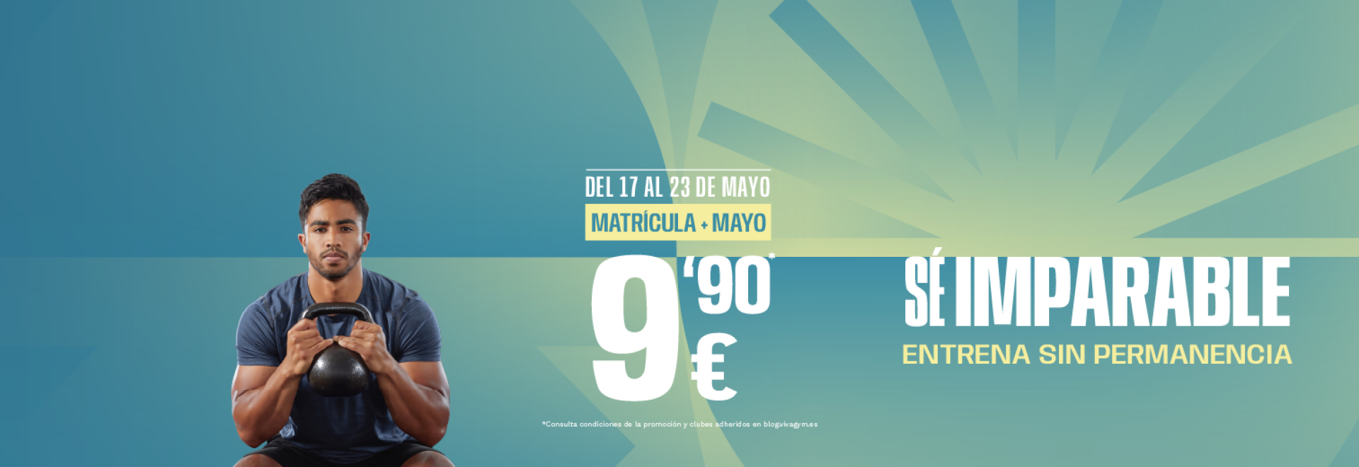 Matrícula + Mayo = 9.90 euros