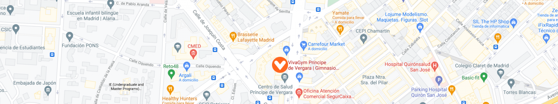 Mapa Príncipe de Vergara